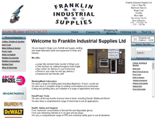 Tablet Screenshot of franklinsupplies.co.uk